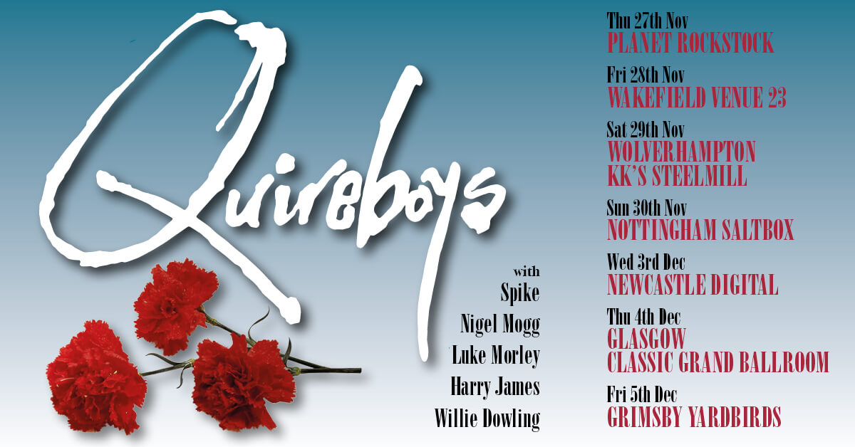 UK tour dates poster